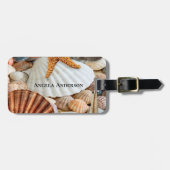strand Shells Starfish Bagagelabel (Voorkant horizontaal)