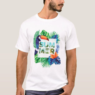 Strand Shirt Palm Trees Strand Zomer