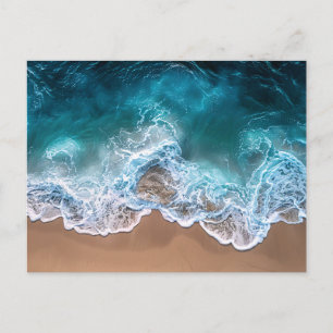 Strand Shoreline Waves Briefkaart