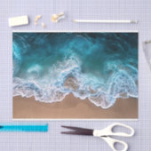 Strand Shoreline Waves Decoupage Tissuepapier (Craft)