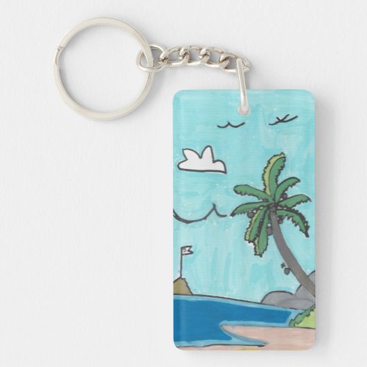 Strand Sleutelhanger (Voorkant)