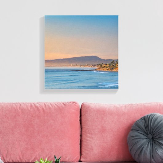 strand South Carlsbad Canvas Afdruk (Insitu (Woonkamer))