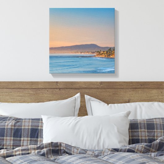 strand South Carlsbad Canvas Afdruk (Insitu (Slaapkamer))