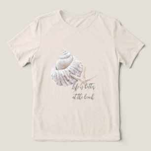 Strand Starfish gepersonaliseerd beter op het stra Tri-Blend Shirt
