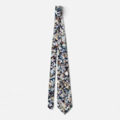 Strand stenen kiezels stropdas (Achterkant)