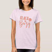 Strand + Sterke Drank I Verlovingsfeest T-Shirt
