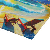 Strand Sunset Serenity snijplank (Hoek)