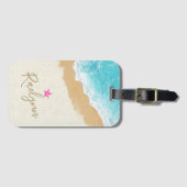 Strand Surf Bagage Label (Voorkant (horizontaal))