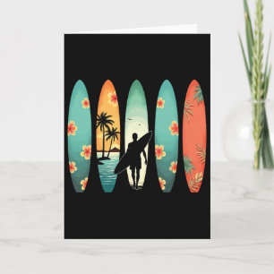 Strand Surfer Surfen Hawaiaanse Surfplank Gebruike Kaart