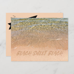 Strand Sweet Beach! Briefkaarten voor adreswijzigi