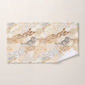 Strand Tan Neutrale Steen Patroon Bad Handdoek (Handdoek)