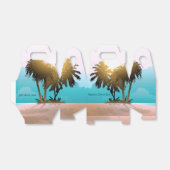 Strand thema bedankdoosjes (Uitgevouwen)