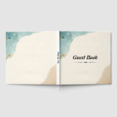 Strand Thema bruiloft gastenboek (Volledig)