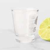 Strand Thema Bruiloft Hout Graan Shot Glas (Links)