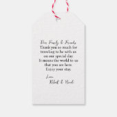 Strand Thema - Cape Code Custom Gift Labels Cadeaulabel (Achterkant)