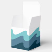 Strand thema Favor Dozen - Blue Wave Bedankdoosjes (Geopend)