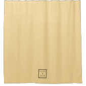 Strand thema Guest House Douchegordijn (Voorkant)