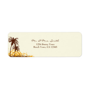 Strand thema retour adres label