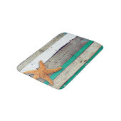 Strand thema zeesterren bruiloft rustiek badmat (Gekanteld)