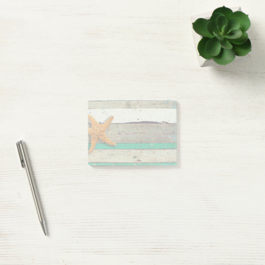 Strand thema zeesterren bruiloft rustiek post-it® notes (Kantoor)
