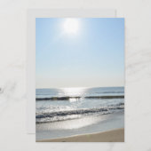 Strand uitnodiging (Voorkant / Achterkant)