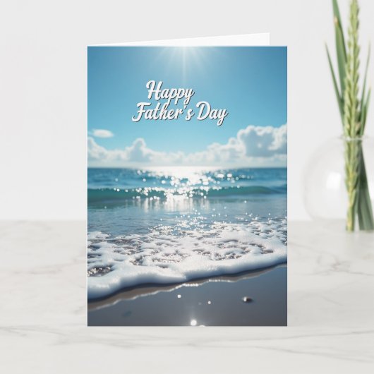 Strand Vaderdag kaart (Voorkant)