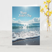 Strand Vaderdag kaart (Gele Bloem)