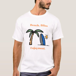 Strand Vakantie Reizen T Shirt Design
