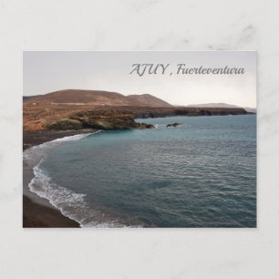 strand van Ajuy Fuerteventura - briefkaart