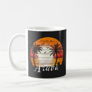 strand van Aruba Koffiemok