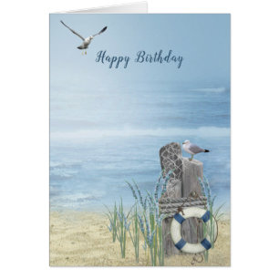 strand van Birthday met zeegarens