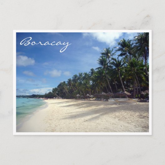 strand van boracay briefkaart (Voorkant)