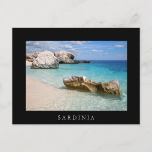 strand van Cala Mariolu op Sardinië, briefkaart va