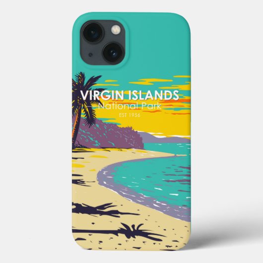 strand van de Maagdeneilanden National Park Trunk  Case-Mate iPhone Case (Achterkant)