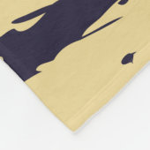 strand van de Maagdeneilanden National Park Trunk Fleece Deken (Hoek)