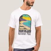 strand van de Maagdeneilanden National Park Trunk  T-shirt (Voorkant)