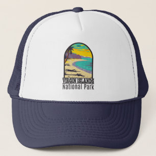 strand van de Maagdeneilanden National Park Trunk Trucker Pet