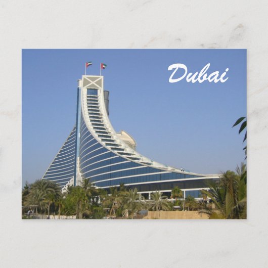 strand van dubai jumeirah briefkaart (Voorkant)