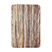 strand van een tropisch eiland, geweven wilgen badmat (Voorkant Verticaal)