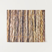 strand van een tropisch eiland, geweven wilgen wandkleed (Voorkant (horizontaal))