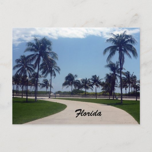strand van florida briefkaart (Voorkant)