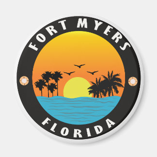 strand van Florida-fort myers Magneet