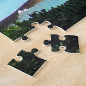 strand van hawaii waikiki legpuzzel (Zijkant)