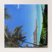 strand van hawaii waikiki legpuzzel (Verticaal)