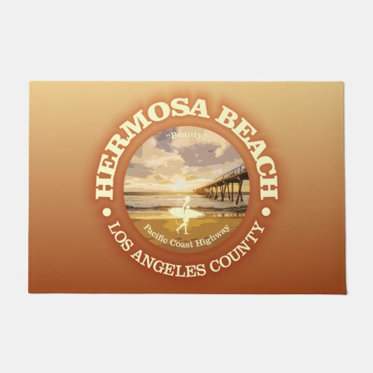 Strand van Hermosa (C) Deurmat (Voorkant)