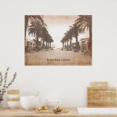  strand van Hermosa Poster (Keuken)