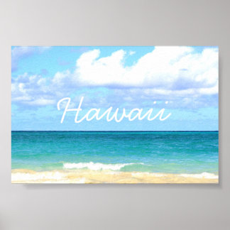 strand van lani kai in Hawaii Poster