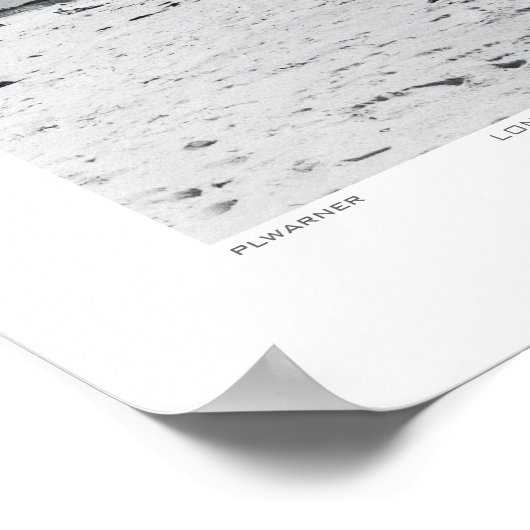 strand van Long Island - 1974 Poster (Hoek)