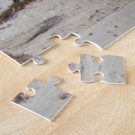 strand van Moeder en schattige baby, 1014 stuks Legpuzzel (Zijkant)