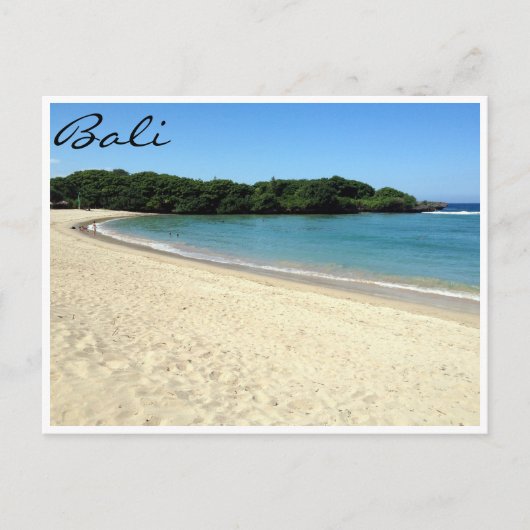 strand van nusa dua briefkaart (Voorkant)